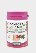 Gelules confort urinaire bio propolis verte de baccharis, cranberry, busserole - boîte de 40 gélules de 300mg