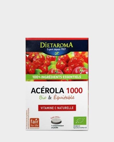 Acérola 1000 Equitable (goût cassis)