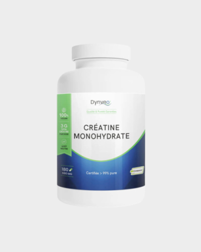 CRÉATINE MONOHYDRATE - QUALITÉ BREVETÉE CREAPURE® - 680 MG / 180 GÉLULES