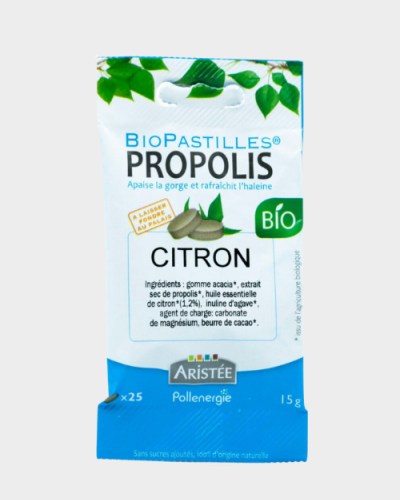 Biopastilles propolis citron 