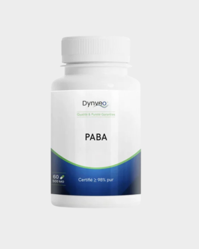 PABA - VITAMINE B10 HAUTEMENT DOSÉE - 500 MG / 60 GÉLULES