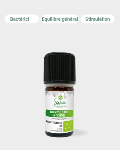 Huile Essentielle de Thym vulgaire à thymol